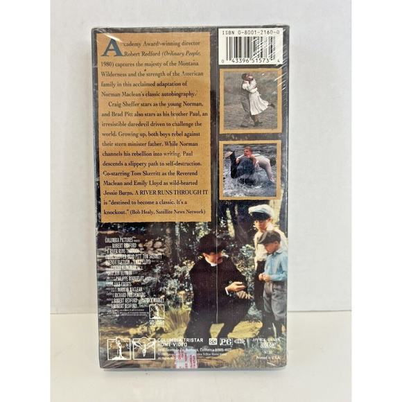A River Runs Through It VHS FACTORY SEALED Brand‎ New Condition 1993 - Picture 2 of 3